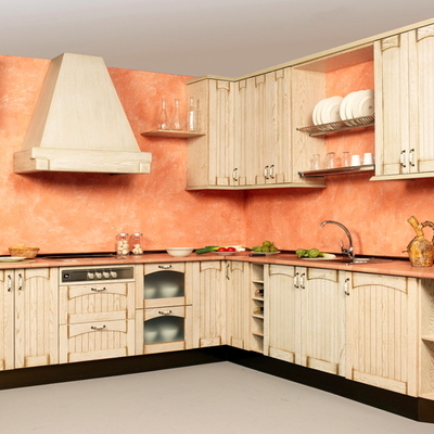 Dipingere una casa di campagna in stile vintage