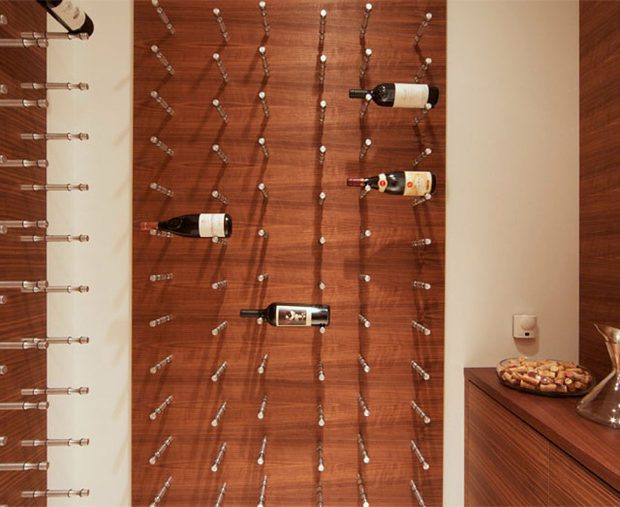 Costruire interrato per cantina minimalista