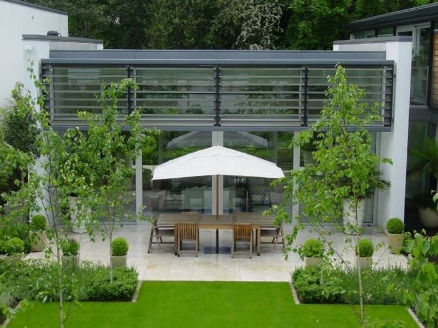 Giardino all'italiana moderno