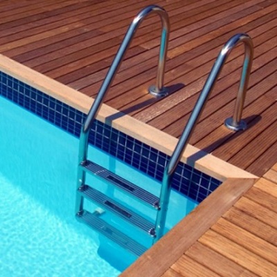Scaletta per piscina dritta
