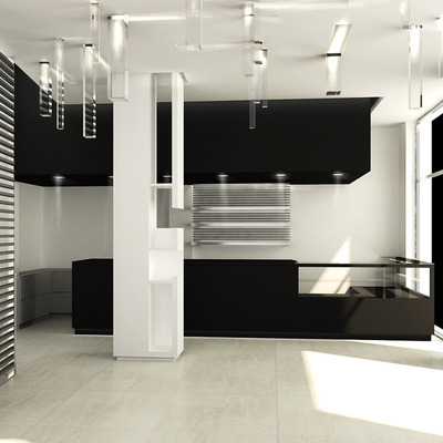 interior designer locale commerciale