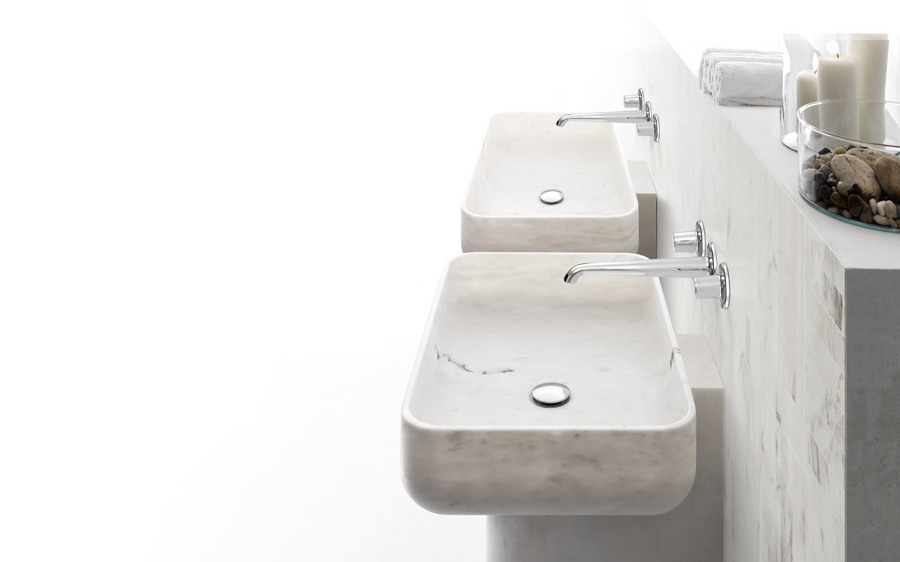 Lavabo bagno in marmo