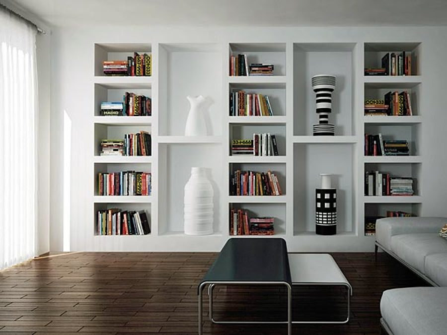 Libreria in cartongesso