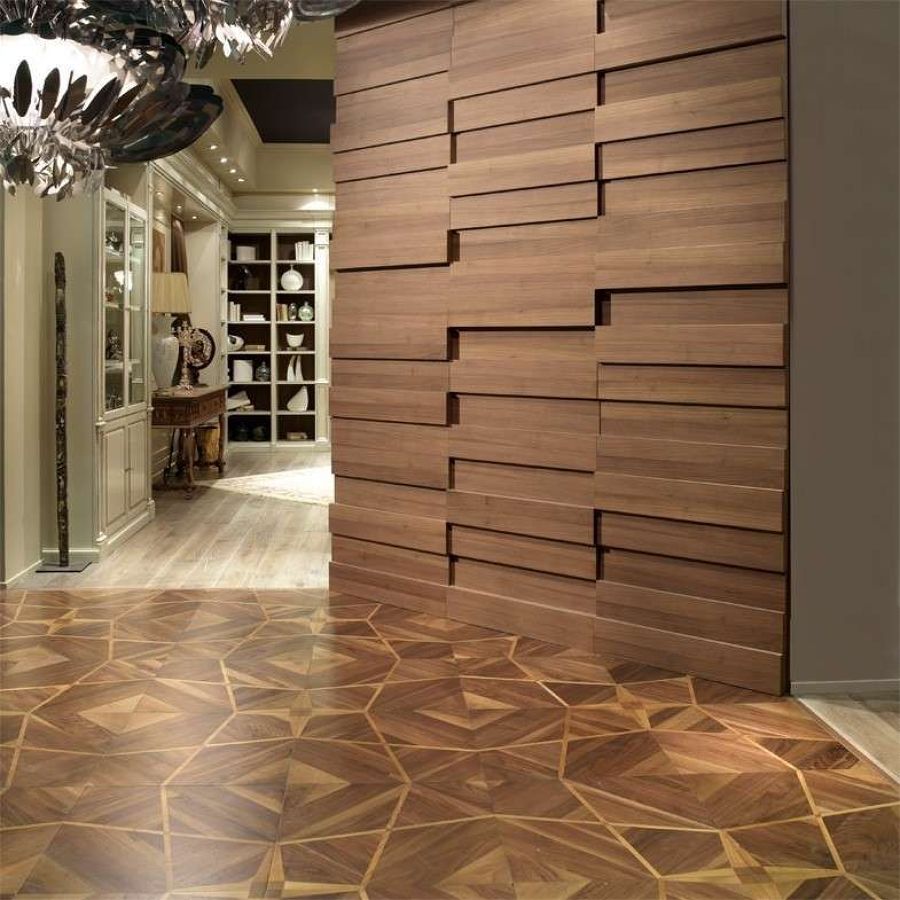 Pannelli decorativi insonorizzanti in legno