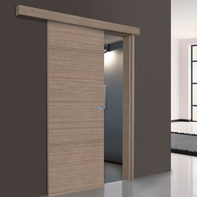 Porta con maniglia ad incasso