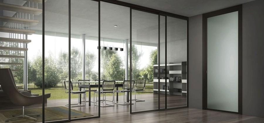 Porte scorrevoli in PVC