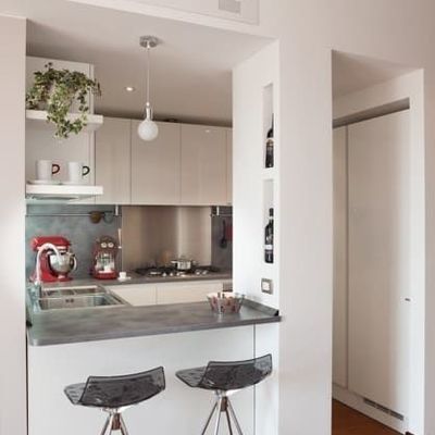 Una cucina piccola a cui non manca nulla