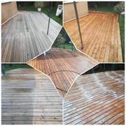 Pulizia parquet esterno