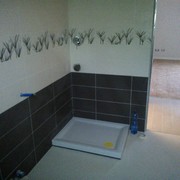 bagno in fase di ultimazione