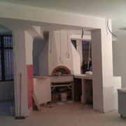 blocco forno per pizza in cartongesso