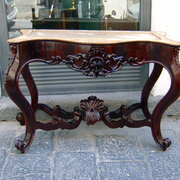Consolle siciliana in noce