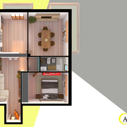 Render esecutivi ristrutturazione appartamento