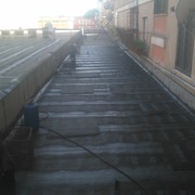 Impermeabilizzazione con guaina.