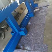 Verniciatura industriale. Prodotto utilizzato blu RAL 5017