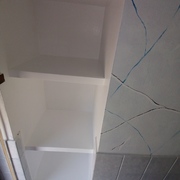 Soluzione nicchia bagno/spazi per creare mensole