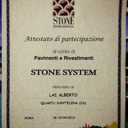 Attestato Intonaco Stampato