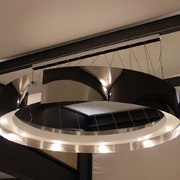 Lampadario acciaio inox