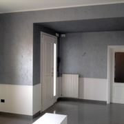 Ottocento effetto velluto con boiserie