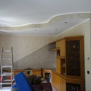 Veletta in cartongesso, e decorazione