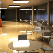 Progettazione sala caffetteria ristorante