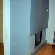 Rivestimento caminetto in cartongesso