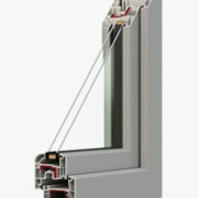 Serramento in PVC doppio vetro