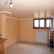 Soffitto in grassello di calce bianco