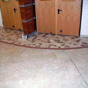 Tappeto in marmo di travertino