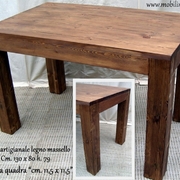 TAVOLO DA CUCINA LEGNO MASSELLO