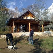 Ville in legno con sistema ad incastro