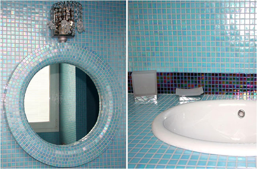 Piastrelle bagno mosaico verde. piastrelle bagno mosaico verde ... Bagno mosaico azzurro