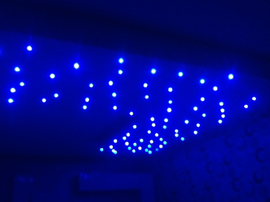 cielo stellato con led