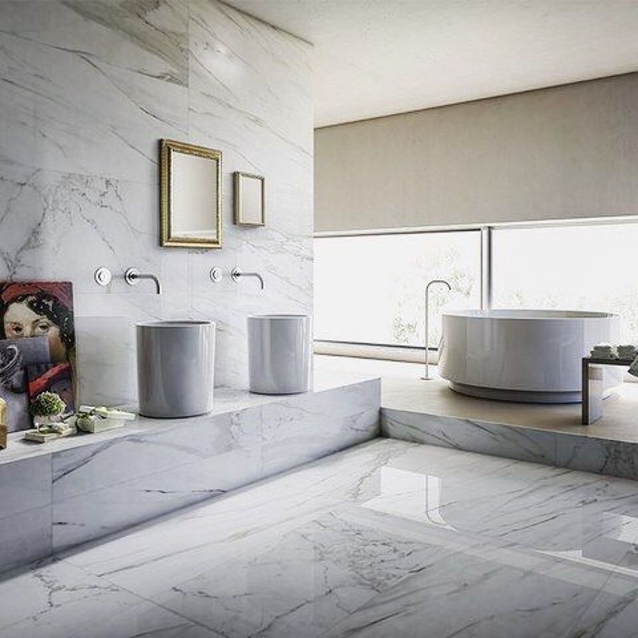 Foto: effetto marmo per il tuo bagno di gulliver ceramiche srl ... Bagno effetto marmo