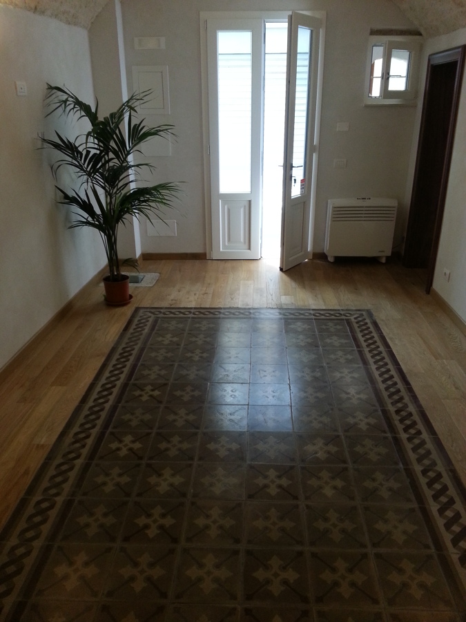 Foto: recupero e reinstallazione con parquet di pavimento antico ... Saloni con parquet