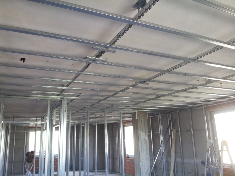 Foto: struttura per controsoffitto di ediliziapuntoit #207125 ... Struttura per cartongesso soffitto