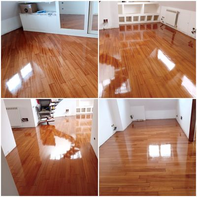 Levigatura e verniciatura parquet