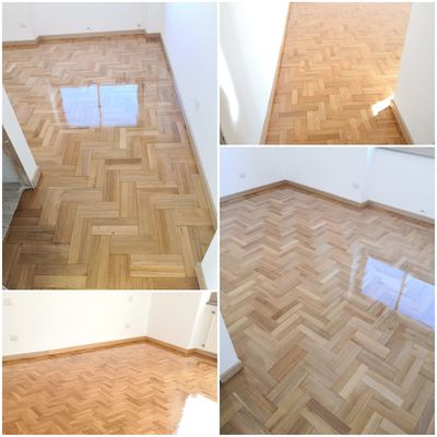 Verniciatura rovere all'acqua