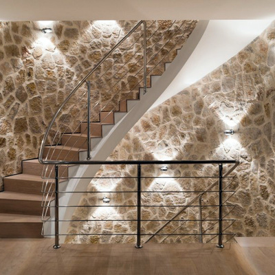 Idee e foto di scale in stile rustico per ispirarti habitissimo Illuminazione scala interna