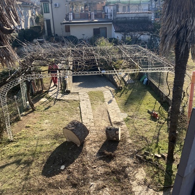 Giardino senza accesso ai mezzi meccanici