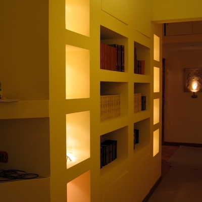 Armadio-libreria in cartongesso