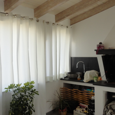 Tenda arricciata