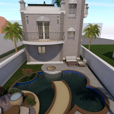 Design Facciata Villa Privata