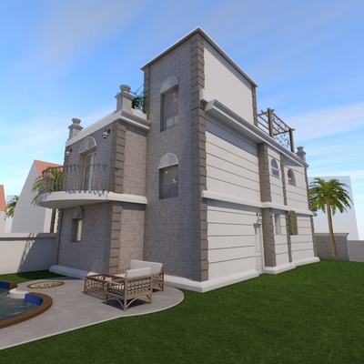 Design Facciata Villa Privata