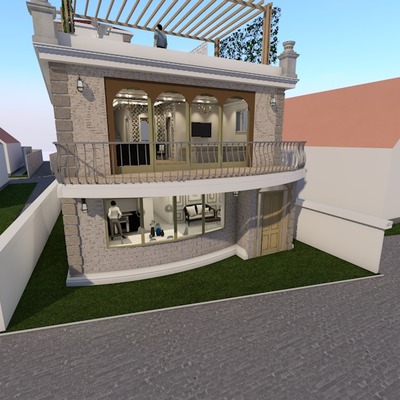 Design Facciata Villa Privata
