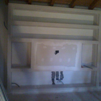 Preventivo parete attrezzata in cartongesso palermo online habitissimo Creare parete in cartongesso