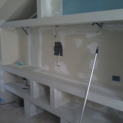Preventivo parete attrezzata in cartongesso online habitissimo Costruire muro in cartongesso