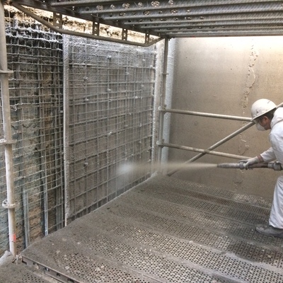 realizzazioni intonaci alleggeriti e tradizionali con ausilio di spruzzatrici al alta pressione