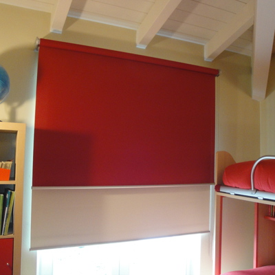 Tenda doppio rullo (oscurante/filtrante) per interni