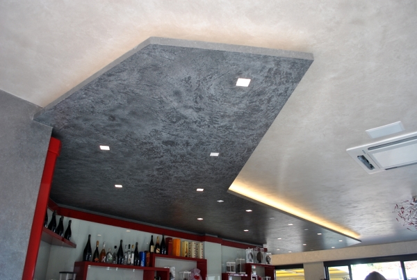 Foto: controsoffitto in cartongesso a doppia quota con luce diffusa ... Luce diffusa cartongesso