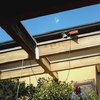 Sabbiare pareti soffitti e travi in legno in un rustico di circa 100mq.